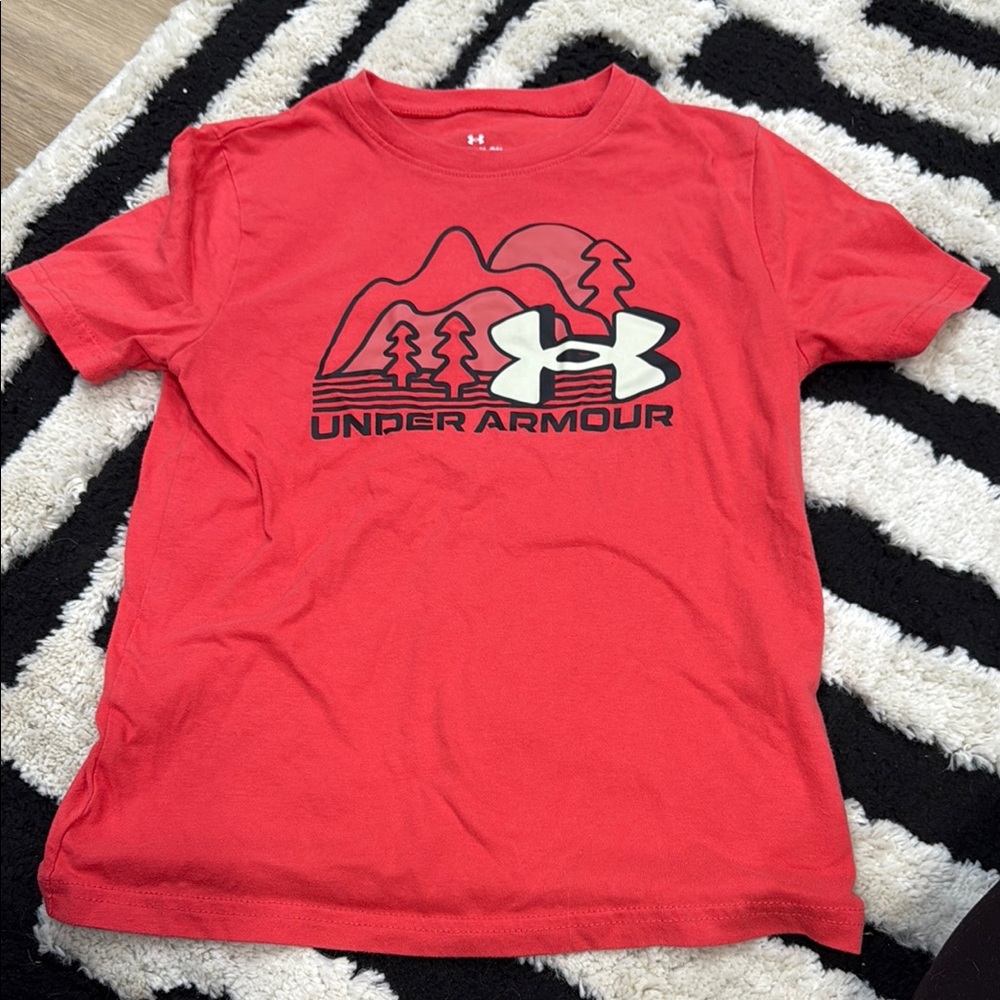 Under Armour Kids Red Graphic T-Shirt